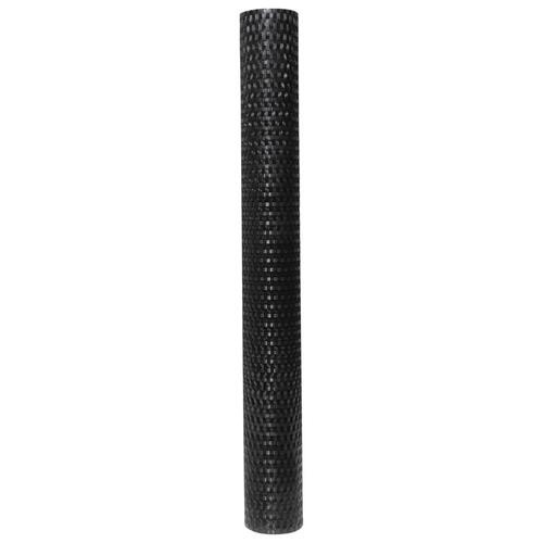 Altanafskærmning 400x80 cm polyrattan sort