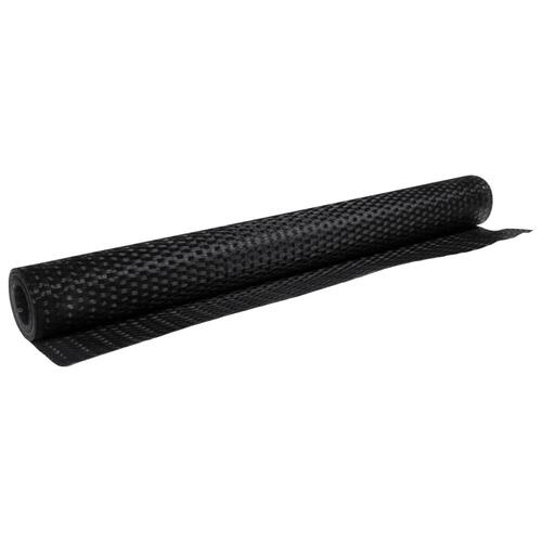 Altanafskærmning 400x80 cm polyrattan sort