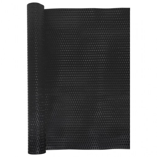 Altanafskærmning 400 × 100 cm i polyrattan - sort