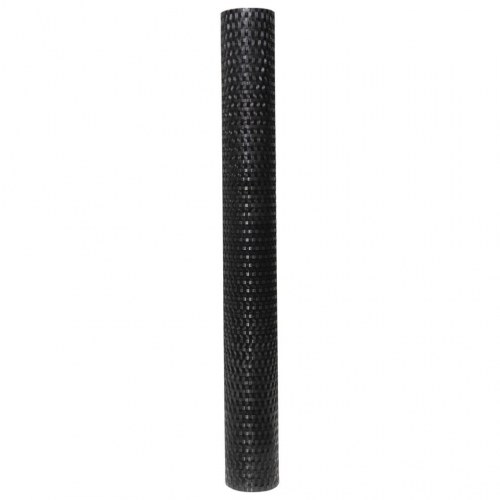 Altanafskærmning 400 × 100 cm i polyrattan - sort