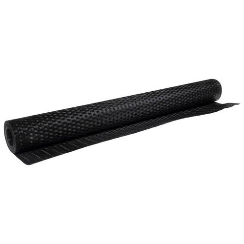 Altanafskærmning 500x90 cm polyrattan sort