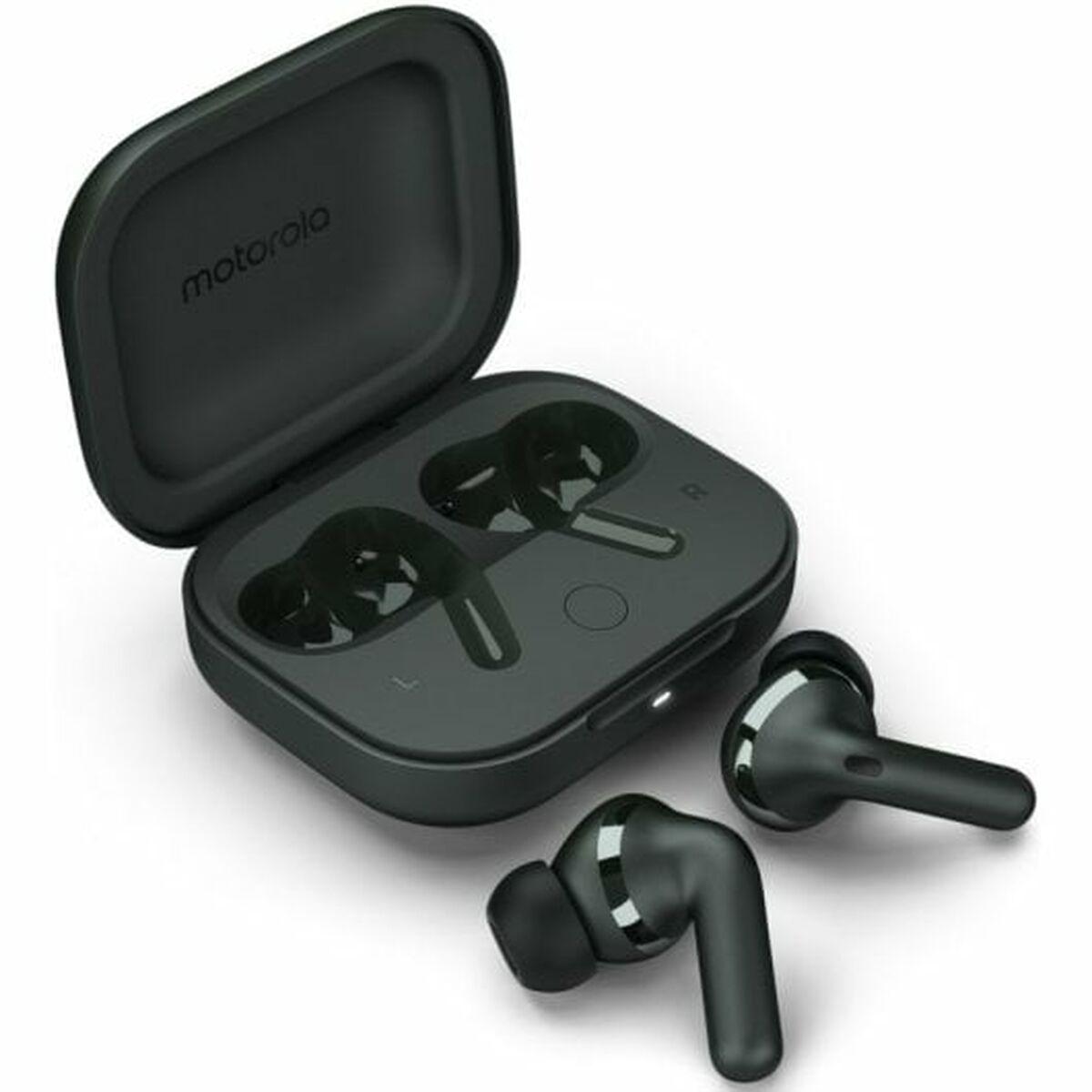 Motorola Buds+ true wireless in-ear - Forest (sort/grå) billede
