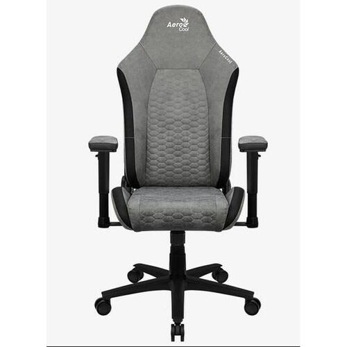Gaming-stol Aerocool Crown AeroSuede Sort Grå