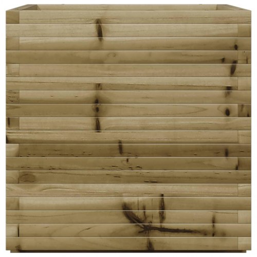 Plantekasse 70x70x72 cm imprægneret fyrretræ