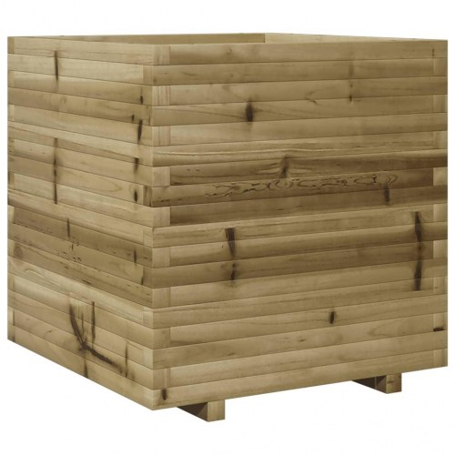Plantekasse 70x70x72 cm imprægneret fyrretræ