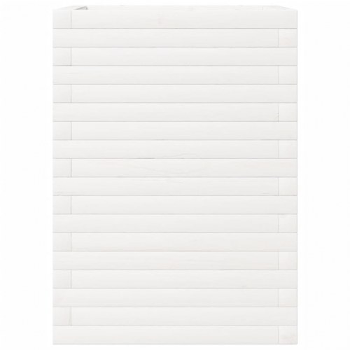 Plantekasse 50x50x68,5 cm massivt fyrretræ hvid