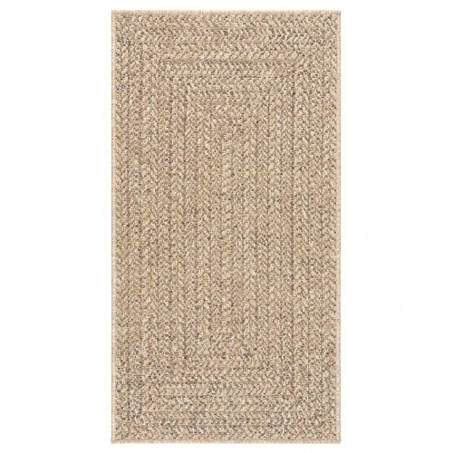 Gulvtæppe ZIZUR 60x110 cm jute-look indendørs og udendørs