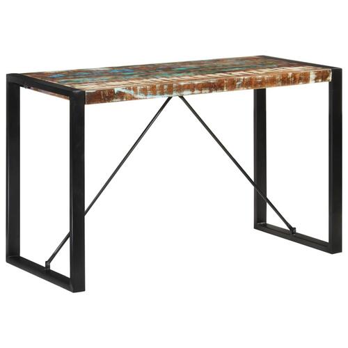 Spisebord 120x55x76 cm massivt genbrugstræ
