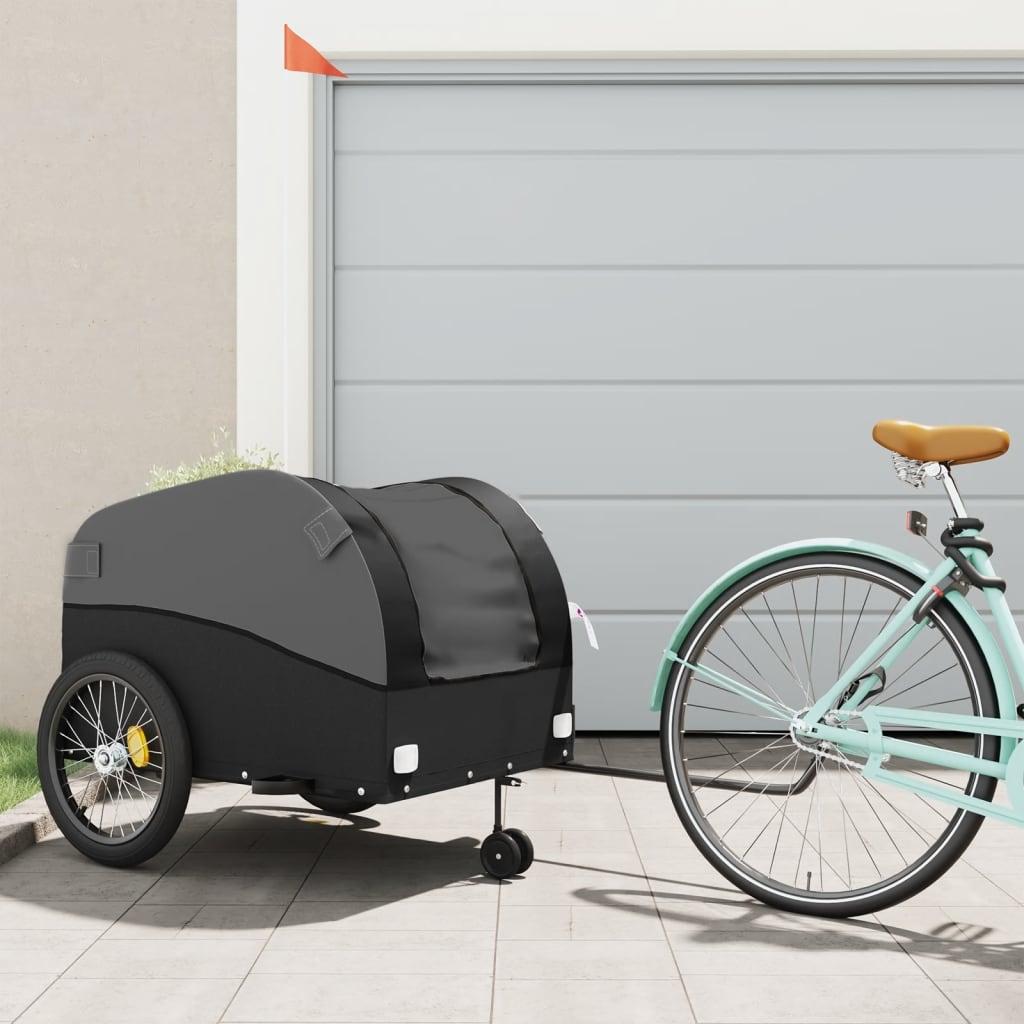 Cykelanhænger 45 kg jern sort