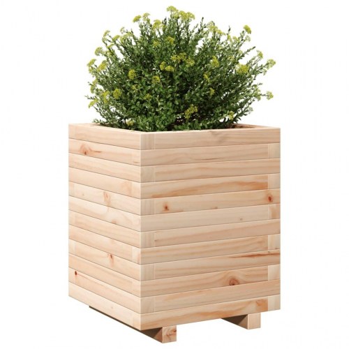 Plantekasse 40 x 40 x 49,5 cm i massivt fyrretræ