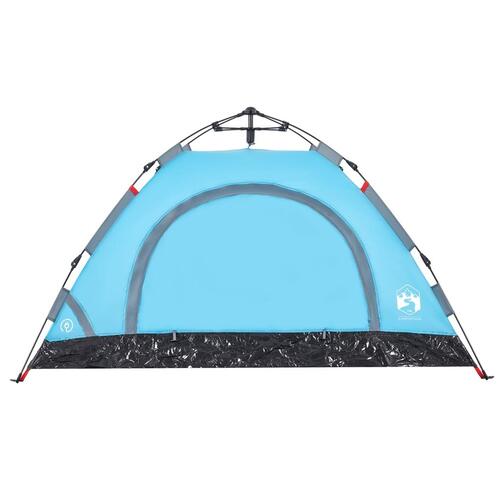 2-personers campingtelt vandafvisende quick-release blå