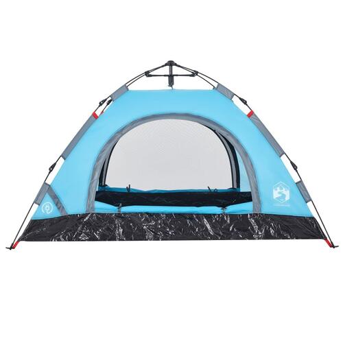 2-personers campingtelt vandafvisende quick-release blå