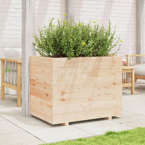 Plantekasse 90x60x72 cm massivt fyrretræ