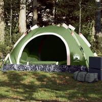 2-personers campingtelt vandafvisende quick-release grøn
