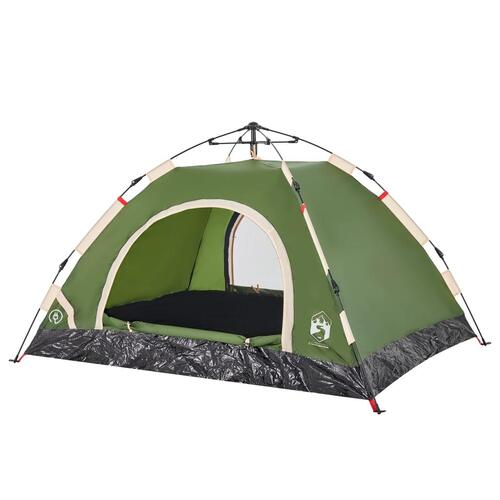 2-personers campingtelt vandafvisende quick-release grøn