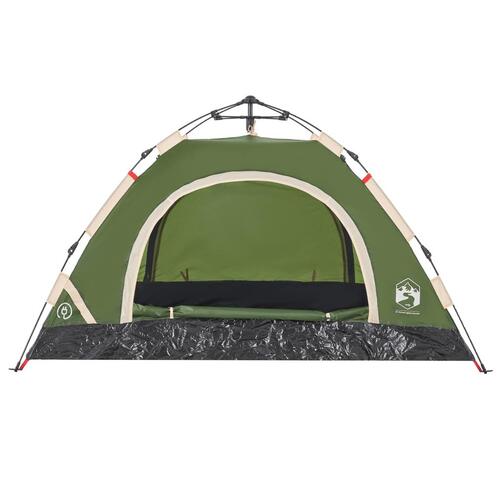 2-personers campingtelt vandafvisende quick-release grøn