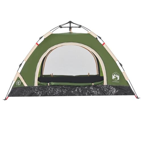 2-personers campingtelt vandafvisende quick-release grøn