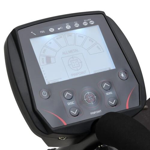 Metaldetektor 20 cm søgedybde LCD-display