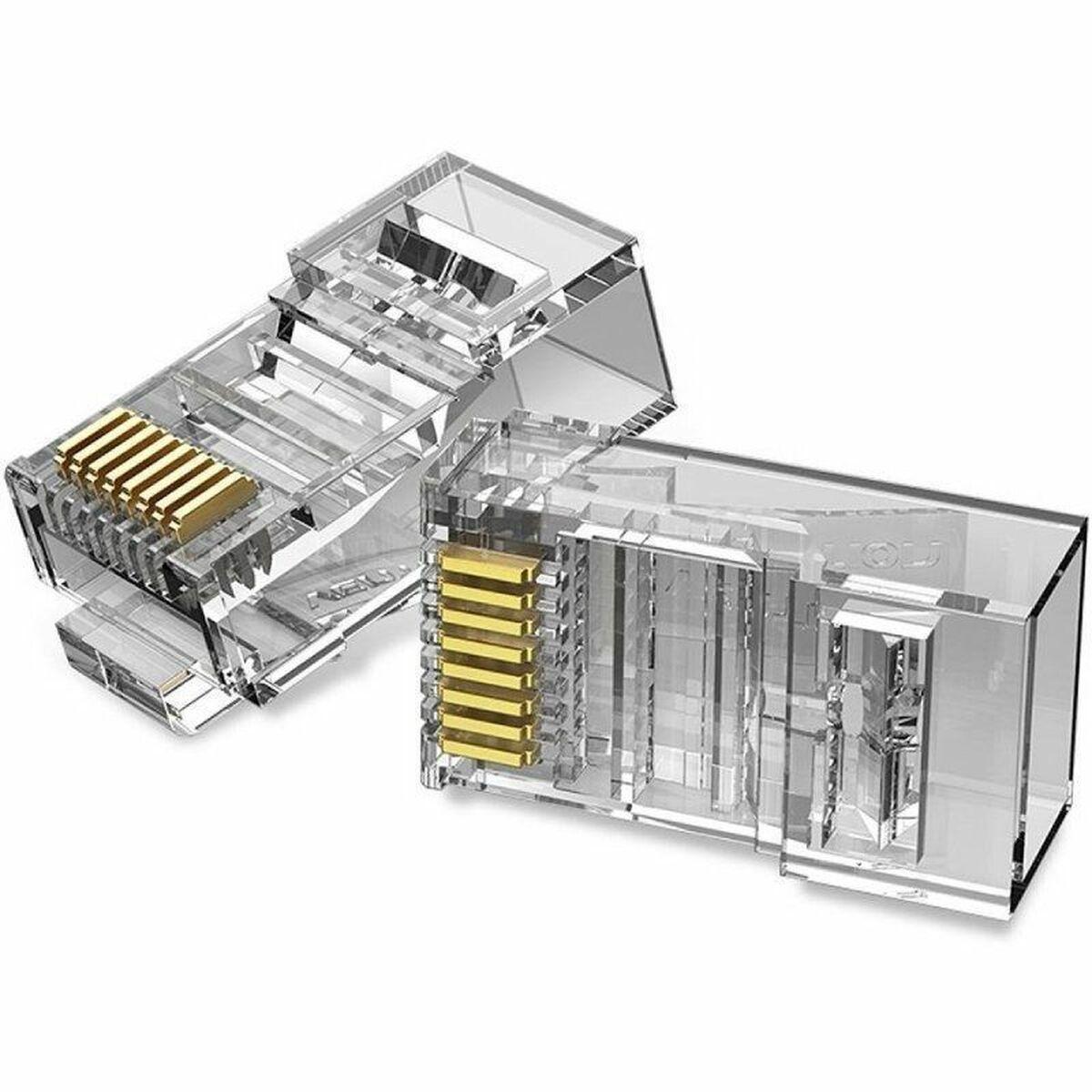 Vention RJ45-stik IDDR0-100 - Cat6 UTP, gennemsigtig (100 stk.)
