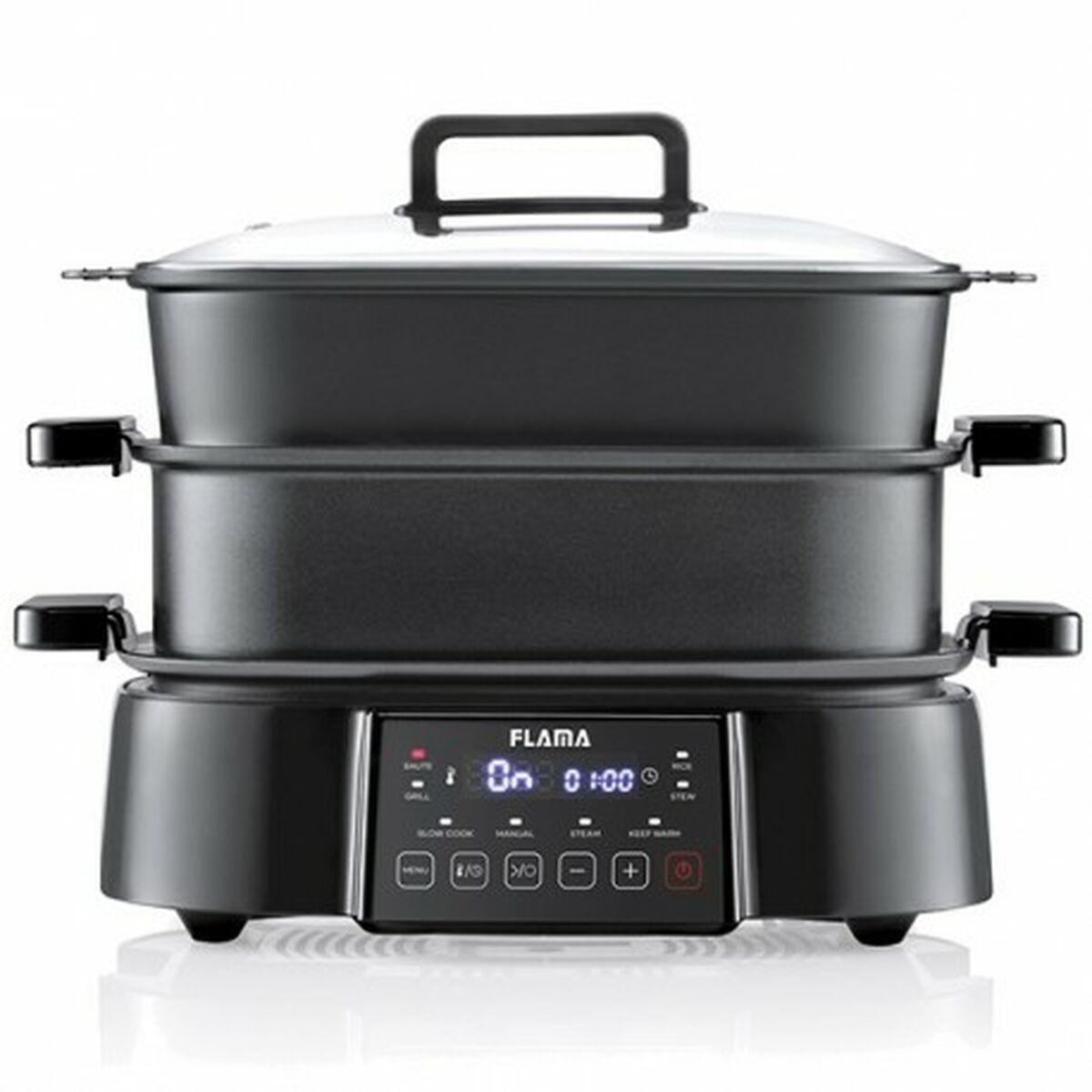 Flama 8EN1 multifunktionel elektrisk grill - 1.250 W, EU-stik billede