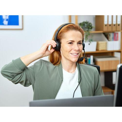 Hovedtelefoner med mikrofon Trust 25089 Sort