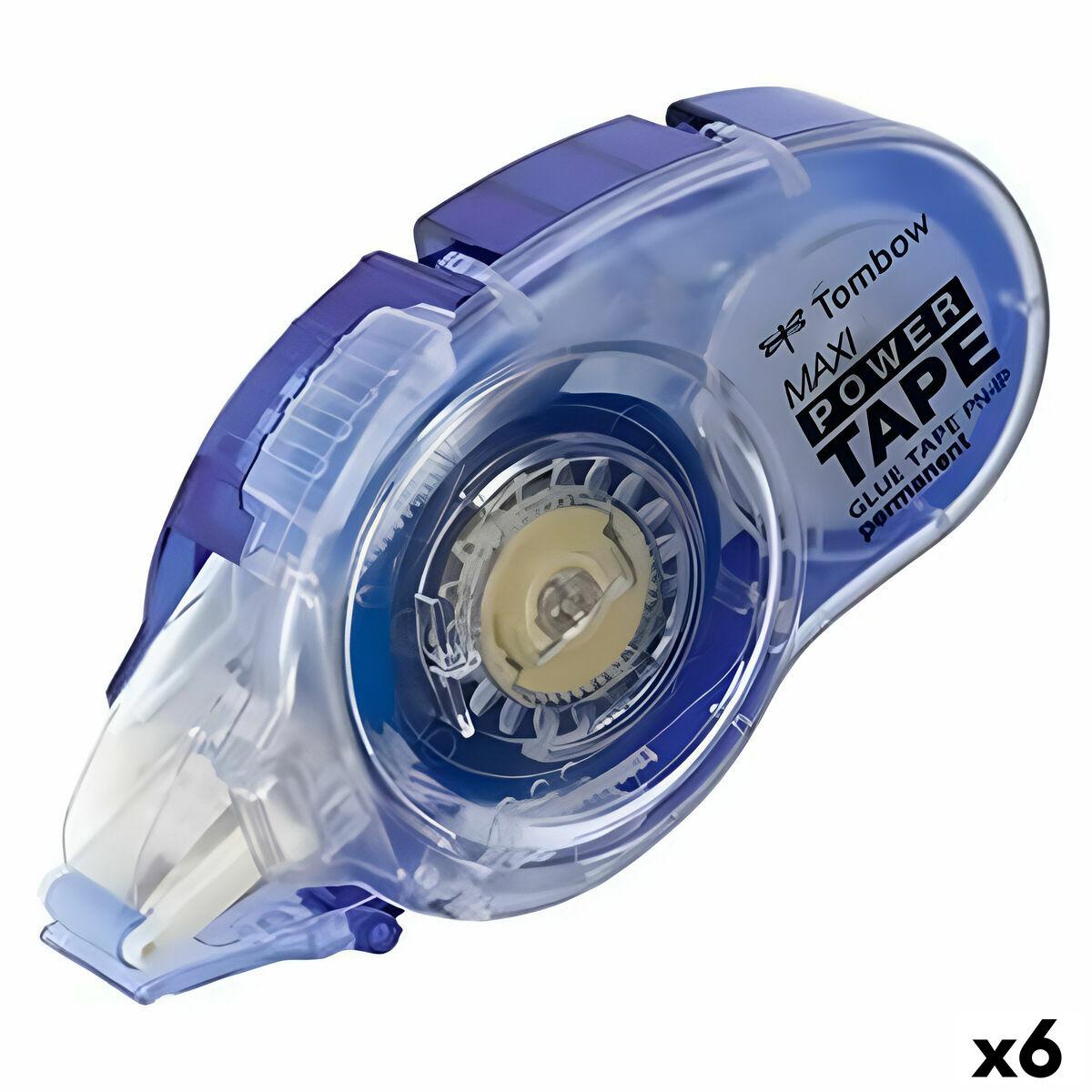 Tombow Maxi Power selvklæbende bånd - gennemsigtig, 8,4 mm x 16 m, 6 stk.
