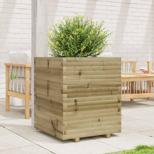 Plantekasse 60x60x72 cm imprægneret fyrretræ