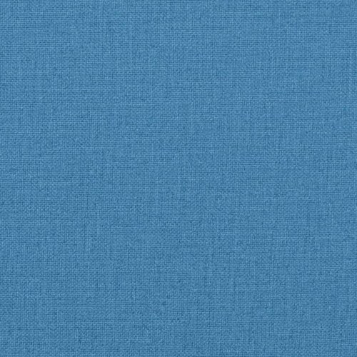 Stolehynder med høj ryg 6 stk. 120x50x7 cm stof blå