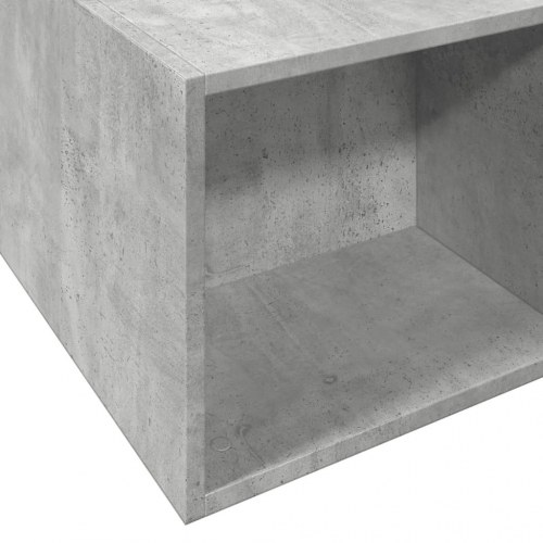 Sengestel 120x200 cm konstrueret træ betongrå