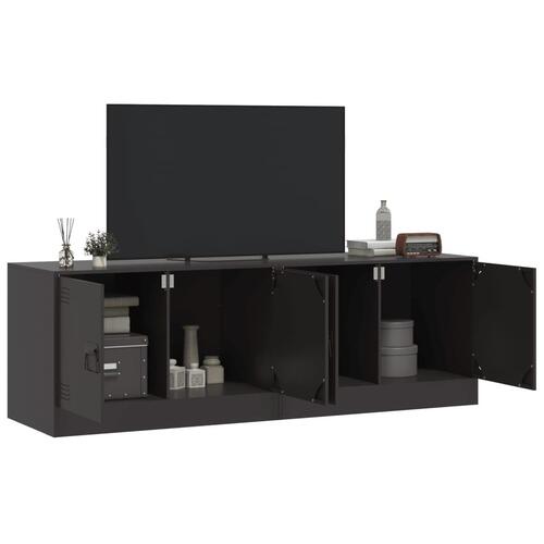 Tv-borde 2 stk. 67x39x44 cm stål sort