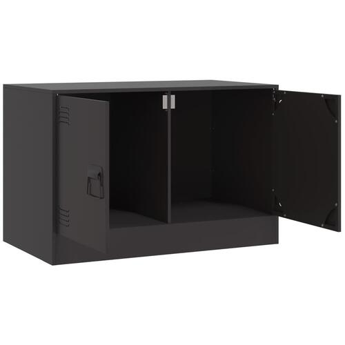 Tv-borde 2 stk. 67x39x44 cm stål sort