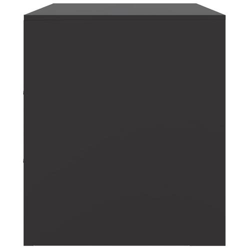Tv-borde 2 stk. 67x39x44 cm stål sort