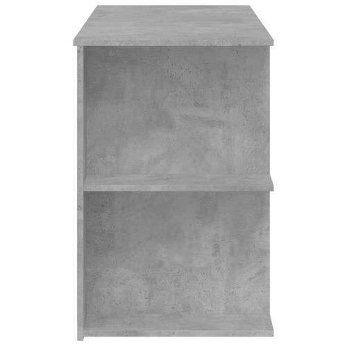 Skrivebord 140x50x75 cm konstrueret træ betongrå
