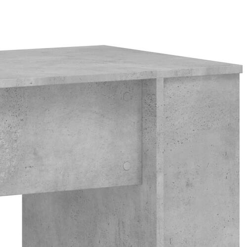 Skrivebord 140x50x75 cm konstrueret træ betongrå