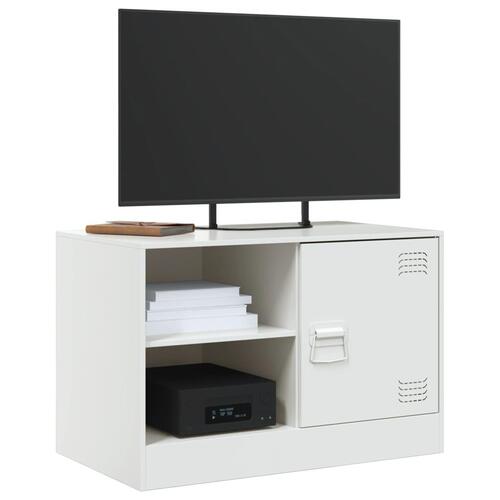 Tv-borde 2 stk. 67x39x44 cm stål hvid