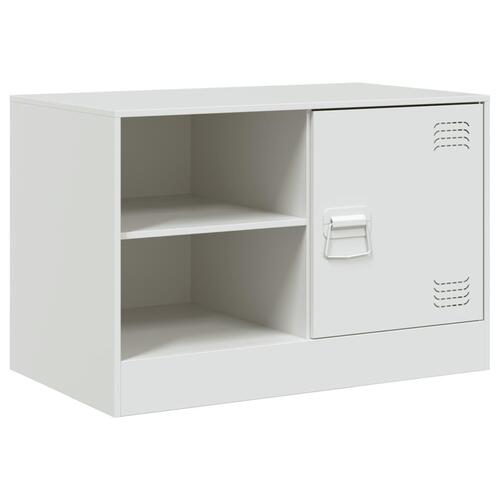 Tv-borde 2 stk. 67x39x44 cm stål hvid