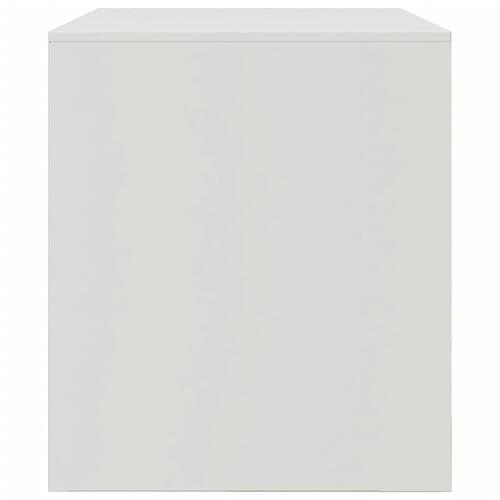 Tv-borde 2 stk. 67x39x44 cm stål hvid