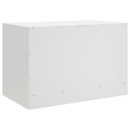 Tv-borde 2 stk. 67x39x44 cm stål hvid