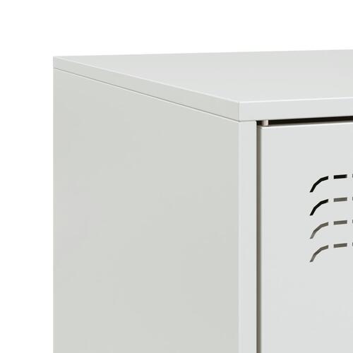 Tv-borde 2 stk. 67x39x44 cm stål hvid