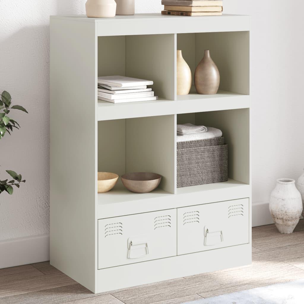 Skab 67x39x95 cm stål hvid billede