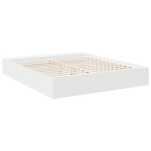 Sengestel 180x200 cm konstrueret træ hvid