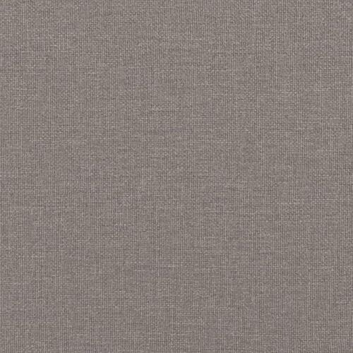 Seng med madras 140x190 cm stof gråbrun