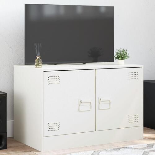 Tv-bord 67x39x44 cm stål hvid