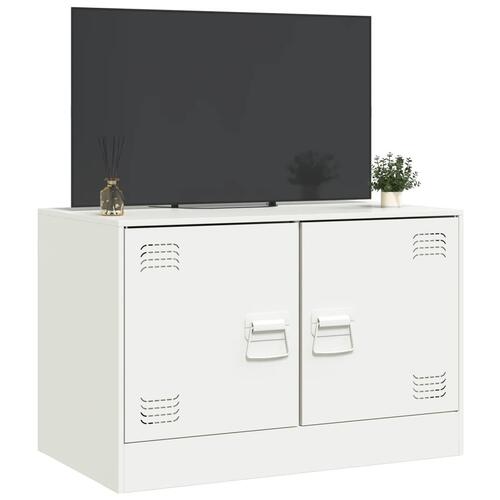 Tv-bord 67x39x44 cm stål hvid