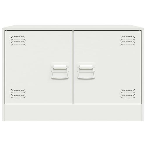 Tv-bord 67x39x44 cm stål hvid