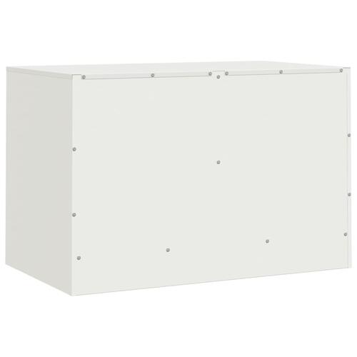Tv-bord 67x39x44 cm stål hvid