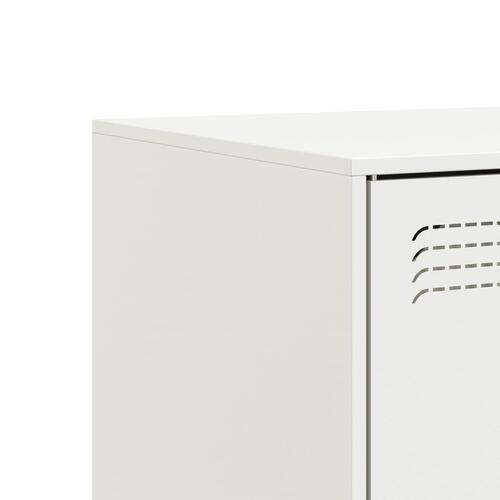 Tv-bord 67x39x44 cm stål hvid