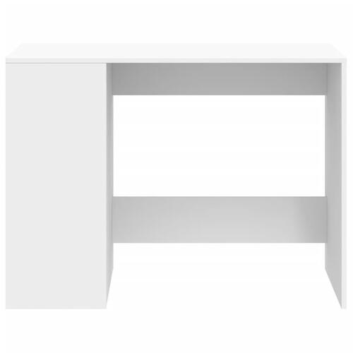 Skrivebord 102x50x75 cm konstrueret træ hvid