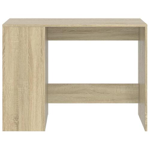 Skrivebord 102x50x75 cm konstrueret træ sonoma-eg