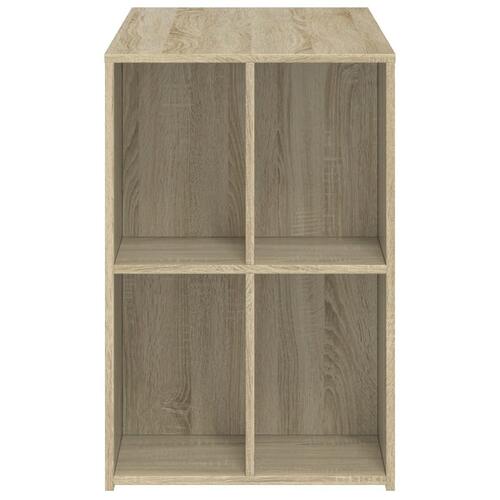 Skrivebord 102x50x75 cm konstrueret træ sonoma-eg